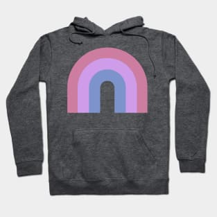 Bisexual Flag Rainbow Design Hoodie